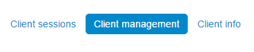 Client management